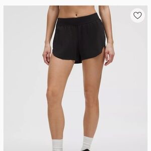 Lululemon fast and free high rise classic split short